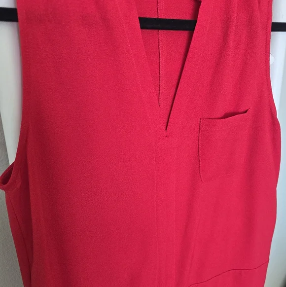 Lush Vibrant Red Sleeveless Midi Dress - Picture 9 of 9